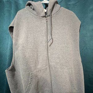 Champion Grey Sleeveless Hoodie